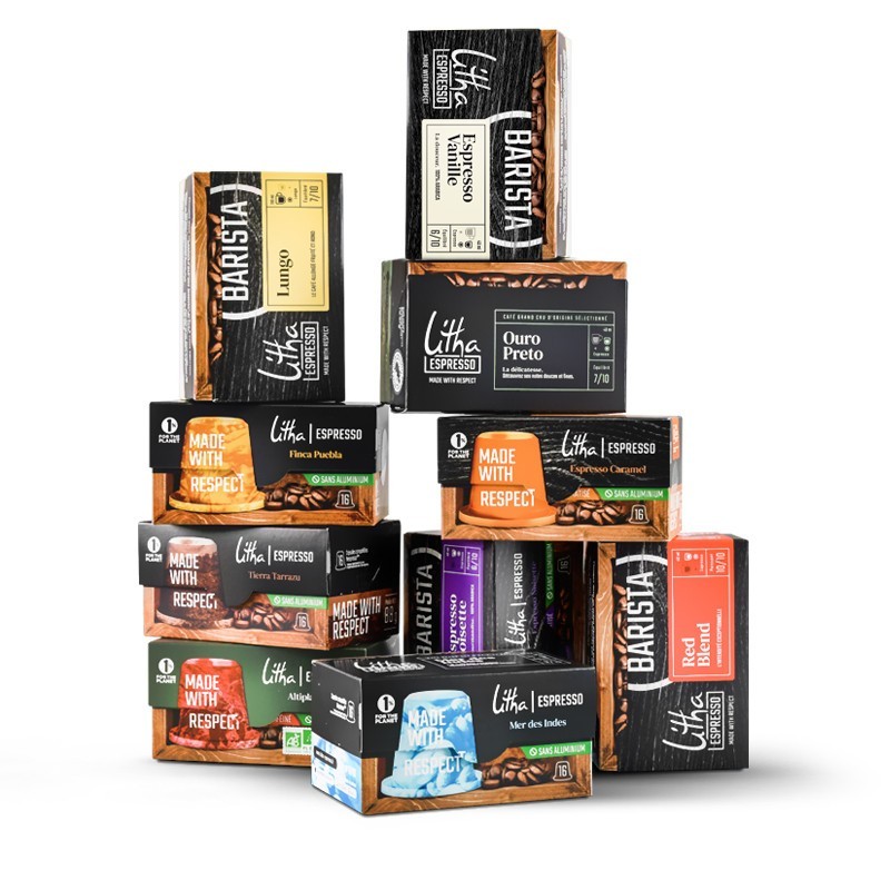 Pack découverte Litha Espresso Pack découverte capsules